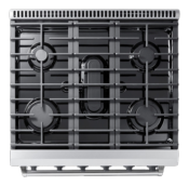 Estufa Gas NAT Profesional 30" (76 cm) Marca: THOR Modelo: LRG3001U Color: Acero Inoxidable (2025 08) 