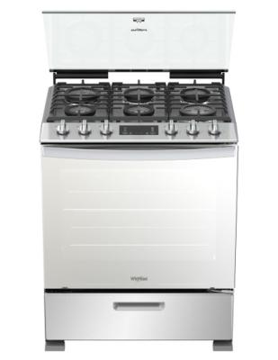 Estufa Gas de Piso 30" (76 cm) Marca: Whirlpool Modelo: WFR7400S Color: Acero Inoxidable 