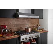 Campana Hood Pared Profesional 36" (90 cm) Marca: KitchenAid Modelo: KVWC956JSS Color: Acero Inoxidable