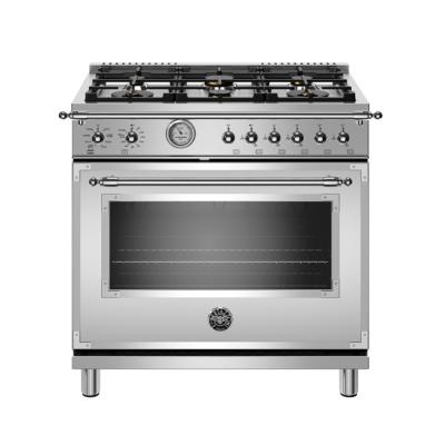 Estufa Gas Profesional 36" (90 cm) Marca: Bertazzoni Modelo:  HERT366GASXT Color: Acero Inoxidable ($9,150 USD)