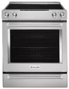 Estufa Eléctrica 30" (76 cm) Marca: KitchenAid Modelo: KSEB900ESS Color: Acero Inoxidable