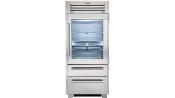 Refrigerador Pro Bottom Mount con Puerta de Cristal 36" (90 cm) Marca: Subzero Modelo: PRO3650A-RH Color: Acero Inoxidable ($ PEDIDO ESPECIAL USD)