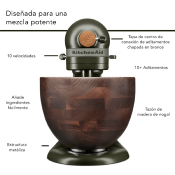 Batidora KitchenAid Artisan Design Series 4.7 L Código: KSM180WSEG 
