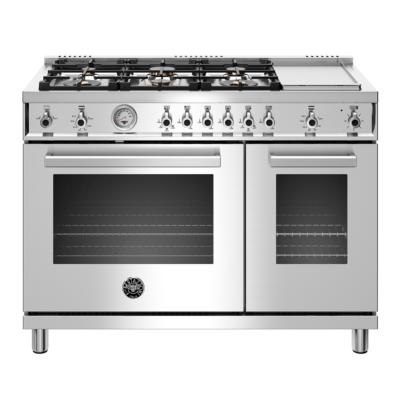 Estufa Gas Profesional 48" (120 cm) Marca: Bertazzoni Modelo: PROF486GGASXT Color: Acero Inoxidable ($11,982 USD)