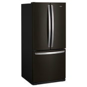 Refrigerador French Door 30" (76 cm) Marca: Whirlpool Modelo: MWRF140SWHV Color: Negro Inoxidable