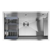 Tarja 1 Tina Empotrable Marca: Axcent Modelo: 8050 ZT Color: Acero Inoxidable