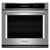 Horno Eléctrico 30" (76 cm) Marca: KitchenAid Modelo: KOST100ESS Color: Acero Inoxidable