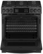 Estufa Gas de Piso 30" (76 cm) Marca: IO Mabe Modelo: IO930TS0 Color: Black Stainless Steel 