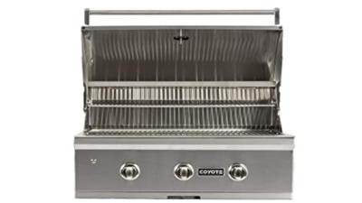 Asador 34" (86 cm) Marca: Coyote Modelo: C2C34LP Color: Acero Inoxidable ($3,785 USD)