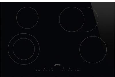 Parrilla Eléctrica Vitrocerámica 30" (76 cm) Marca: Smeg Modelo: SE384EMTD Color: Negro