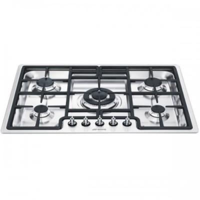 Parrilla Gas 28" (72 cm) Marca: Smeg Modelo: PGF75K-4 Color: Acero Inoxidable