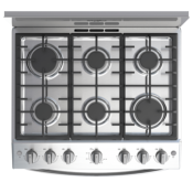 Estufa Gas de Piso 30" (76 cm) Marca: Whirlpool Modelo: WFR3400D Color: Acero Inoxidable  (2025 08)