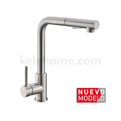 Mezcladora Monomando (33X25cm) Marca: Kele Modelo: KSS1237 Acabado: Acero Inoxidable