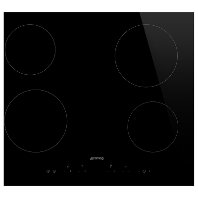 Parrilla Eléctrica Vitrocerámica 24" (60 cm) Marca: Smeg Modelo: SE264TD1 Color: Negro