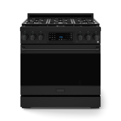 Estufa Gas NAT Profesional 36" (90 cm) Marca: THOR Modelo: RSG36B Color: Acero Inoxidable (2025 08) 